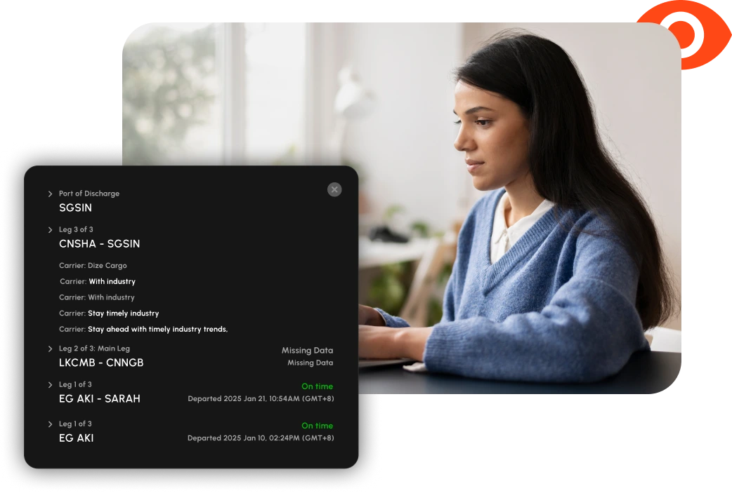 Mobile app interface