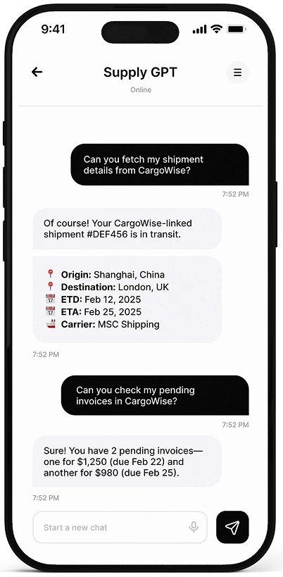 Tracking Interface