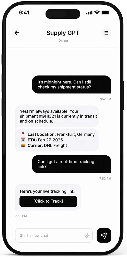 Tracking Interface