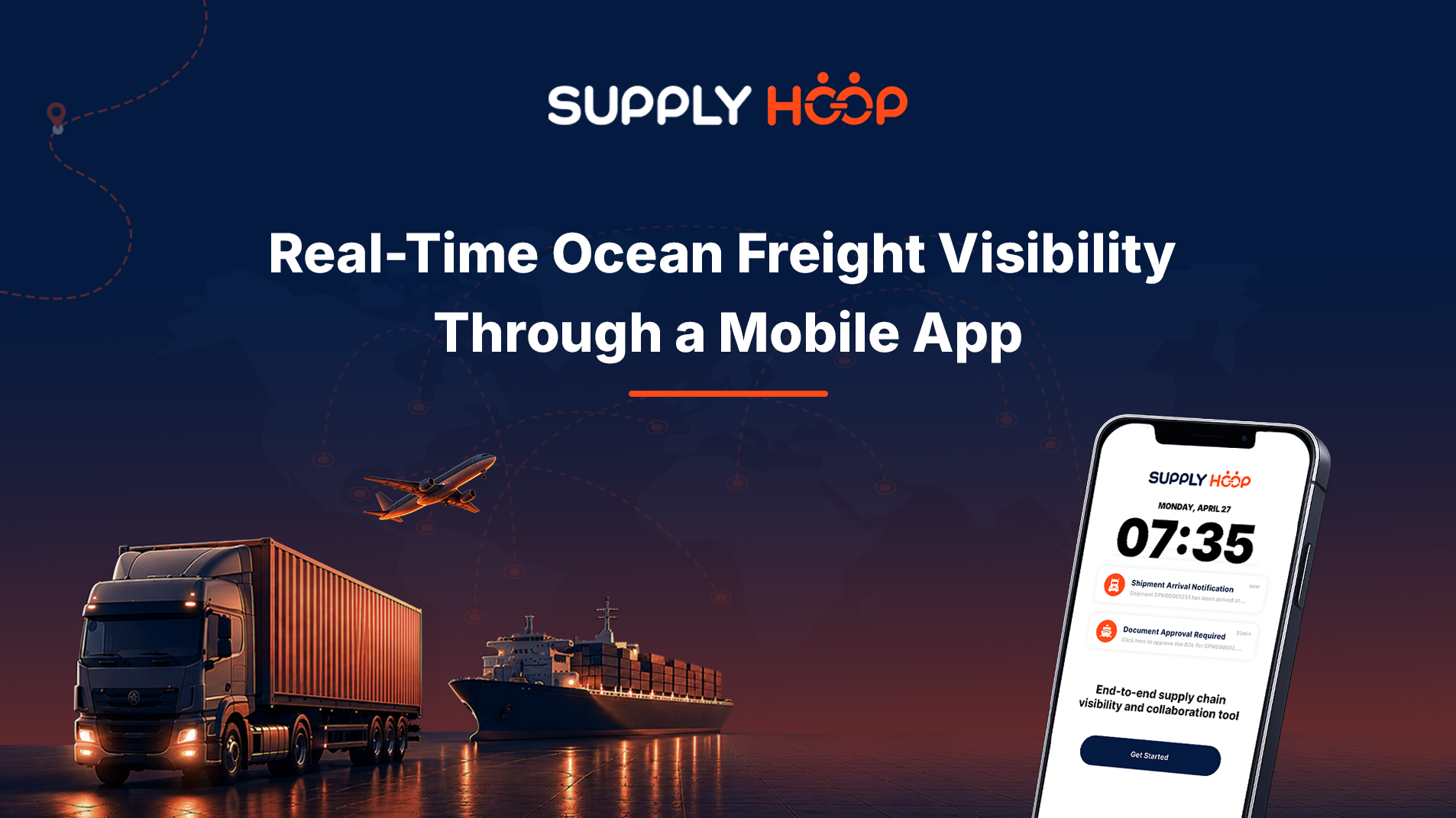 Real-Time Ocean Freight Visibility Through a Mobile App