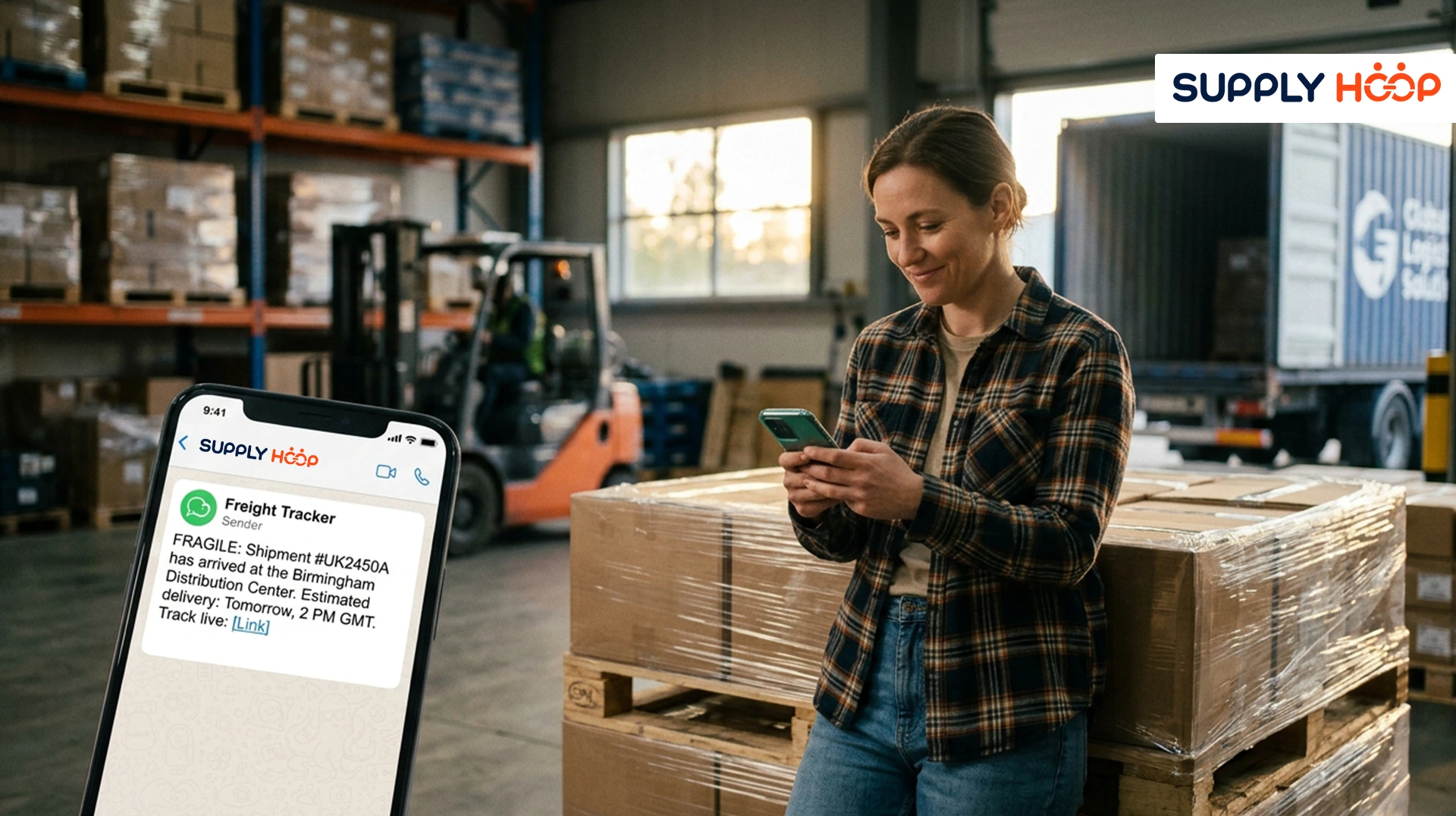 How to Track Freight in Transit with WhatsApp Notifications